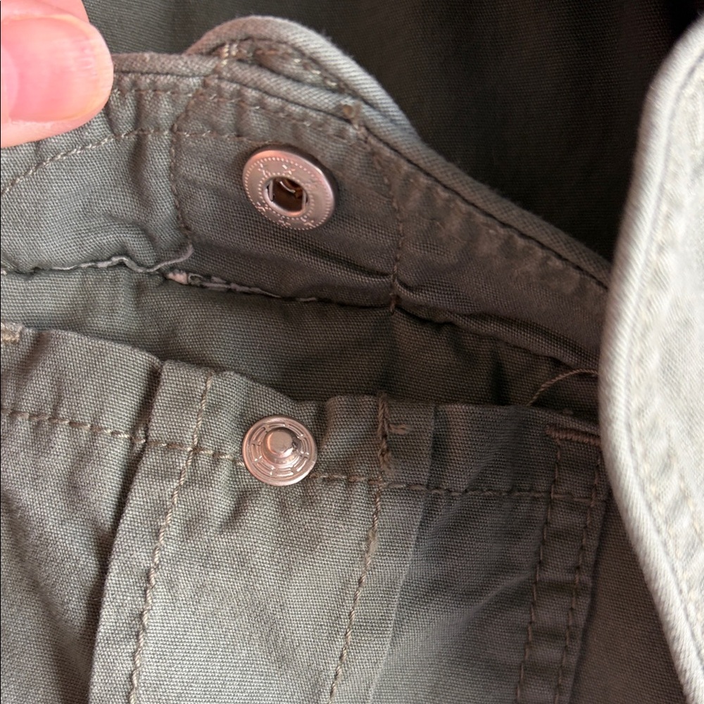 Mwah Jeans Khaki Green Jacket - Size 20W - Picture 5 of 7